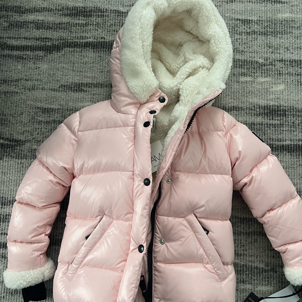 SAM. Cream Faux Fur Jacket